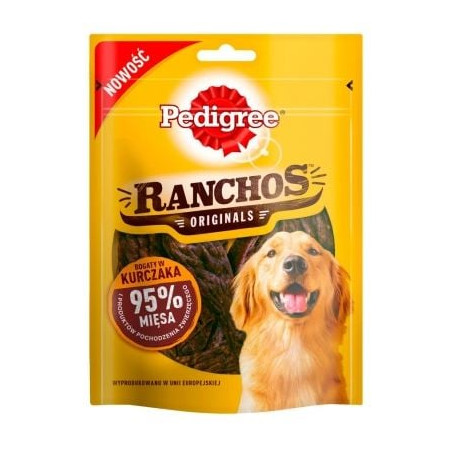Mangime secco per cane pedigree ranchos originale gusto pollo 70g