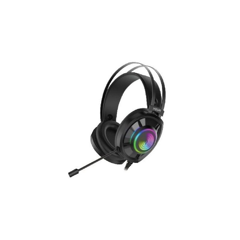 Cuffie da gioco noua rgb con microfono cablato 2m nero [hs0620dr-s50k71u]