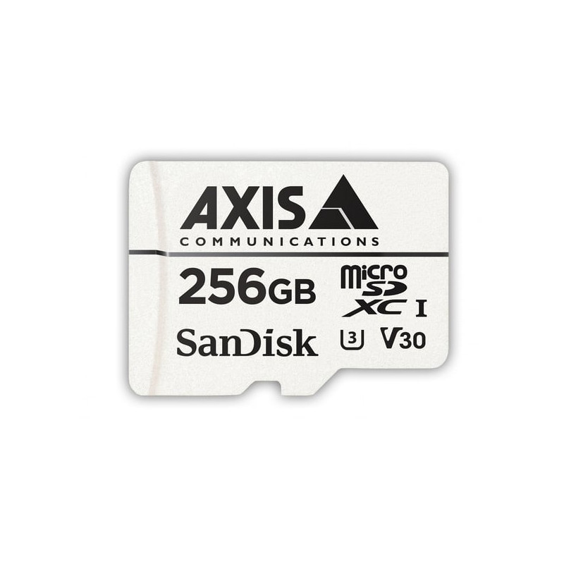 256gb scheda axis microsdxc uhs class 3 100mb/s 50mb/s bianco [02021-001]