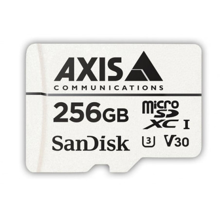 256gb scheda axis microsdxc uhs class 3 100mb/s 50mb/s bianco [02021-001]