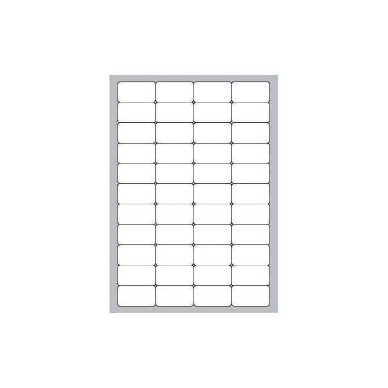 Etichette adesive megastar cf4400 per copiatrici a4 47.5 x 25.5mm