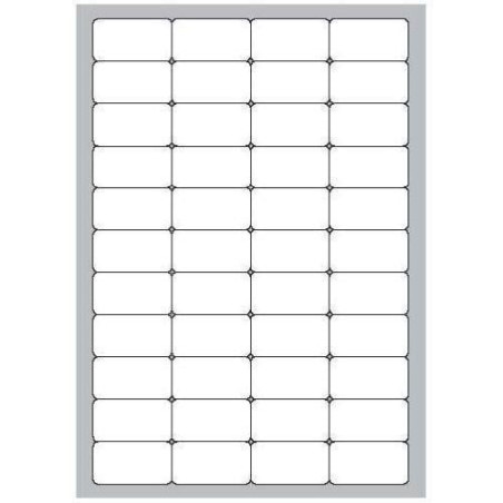 Etichette adesive megastar cf4400 per copiatrici a4 47.5 x 25.5mm