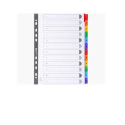 Divisori exacompta numerici 1-12 a4 bianco [1112e]