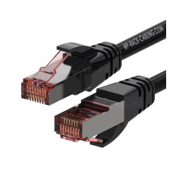 Cavo di rete wp europe s/ftp cat6 lshf 10m nero [wpc-pat-6sf100bl]