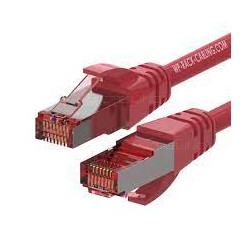 Cavo di rete wp europe s/ftp cat.6 lshf 0.5m rosso [wpc-pat-6sf005r]