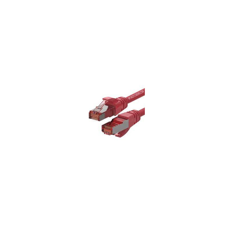 Cavo di rete wp europe s/ftp cat.6 lshf 0.5m rosso [wpc-pat-6sf005r]