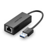 Adattore di rete ugreen a gigabit ethernet usb 3.0 nero [20256]