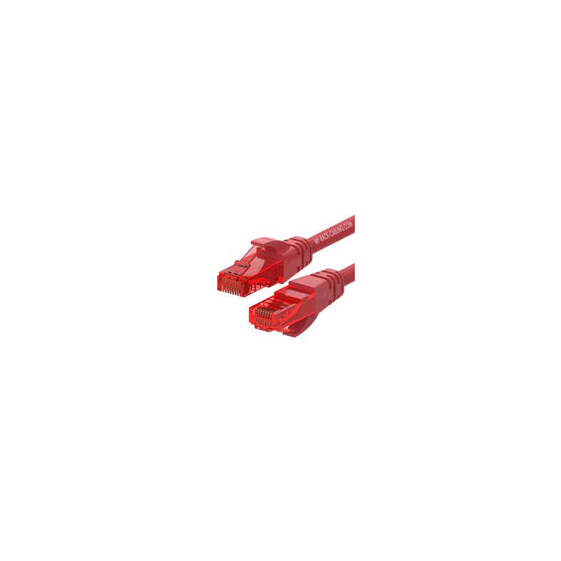 Cavo di rete wp europe u/utp cat.6 pvc 5m rosso [wpc-pat-6u050r]