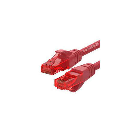 Cavo di rete wp europe u/utp cat.6 pvc 5m rosso [wpc-pat-6u050r]