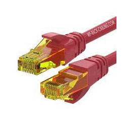 Cavo di rete wp europe u/utp cat.6a lshf 0.2m rosso [wpc-pat-6au002r]