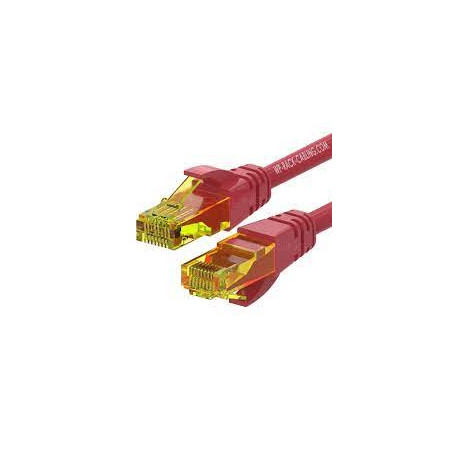 Cavo di rete wp europe u/utp cat.6a lshf 0.2m rosso [wpc-pat-6au002r]