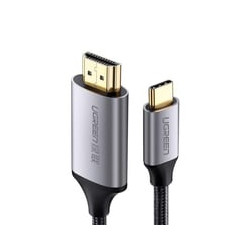 Cavo usb ugreen usb-c a hdmi maschio a maschio case in alluminio