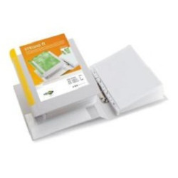 Raccoglitore ad anelli sei rota stelvio 4r bianco dorso 50mm 22x30