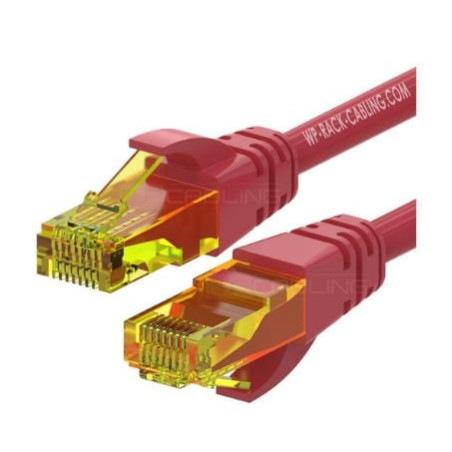Cavo di rete wp europe u/utp cat.6a lshf 2m rosso [wpc-pat-6au020r]