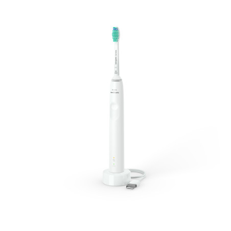 Spazzolino elettrico philips sonic 3100 bianco [hx3671/13]