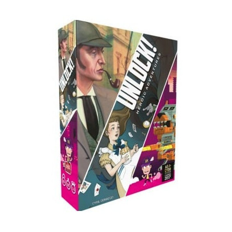 Asmodee - gioco da tavolo unlock! eroica avventura [8984b]