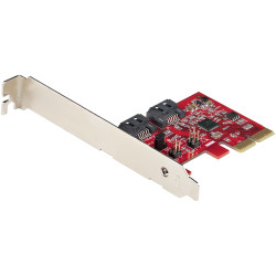 Scheda pcie startech.com 2 connettori sata 6gbps [2p6gr-pcie-sata-card]