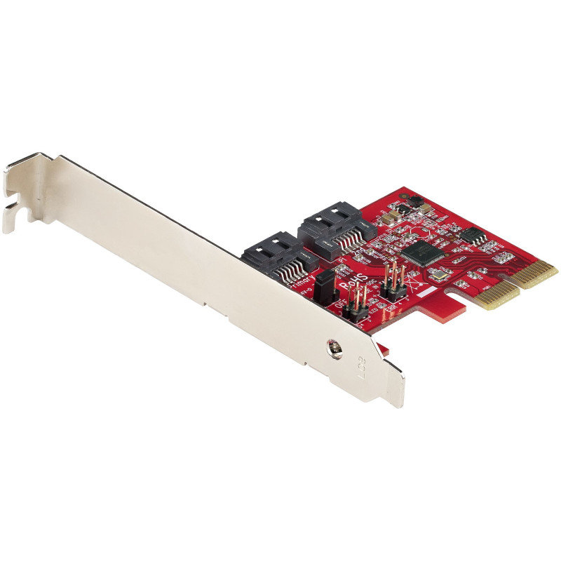 Scheda pcie startech.com 2 connettori sata 6gbps [2p6gr-pcie-sata-card]