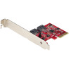 Scheda pcie startech.com 2 connettori sata 6gbps [2p6gr-pcie-sata-card]