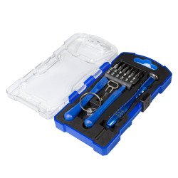 Set cacciavite con punte logilink e accessori collegabili 17pz