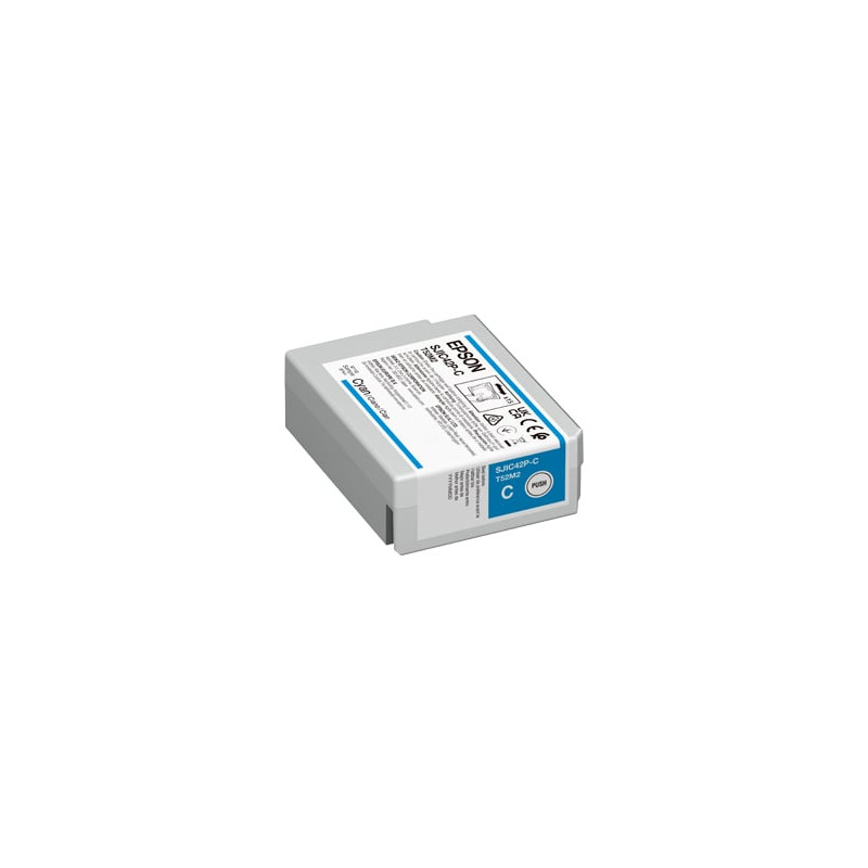 Cartuccia epson sjic42p-c 50ml ciano [c13t52m240]