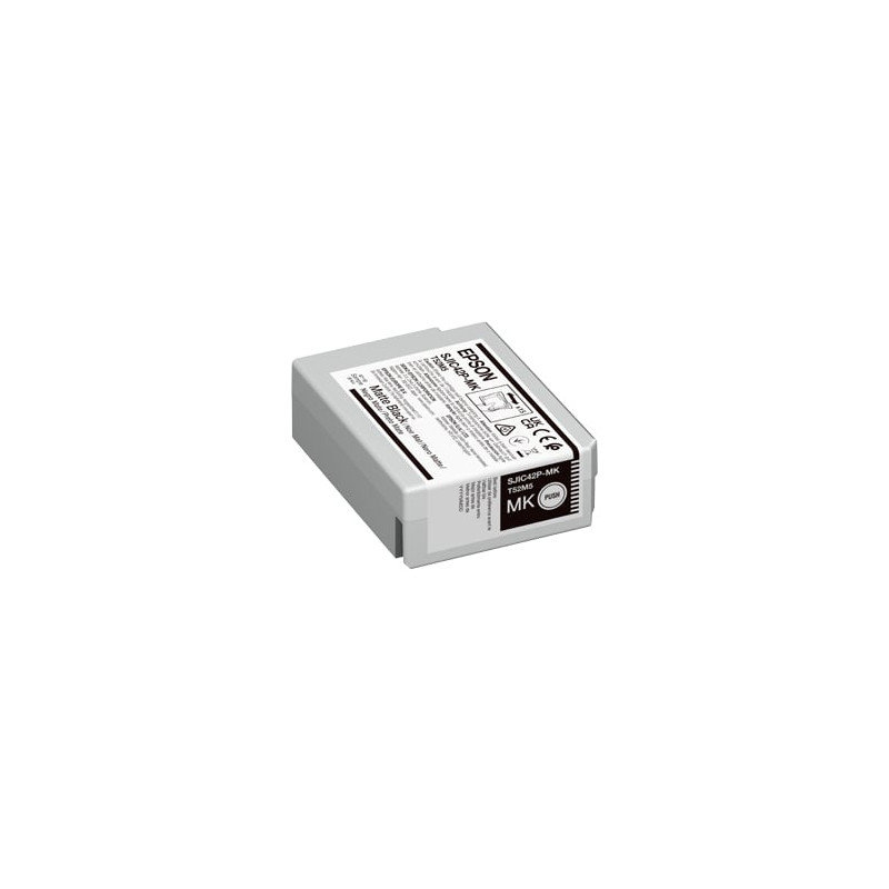 Cartuccia epson sjic42p-mk 50ml nero opaco [c13t52m540]