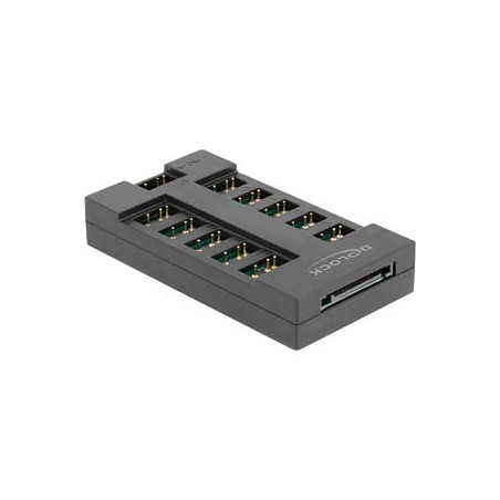 Rgb hub delock per led argb 10 porte [64128]