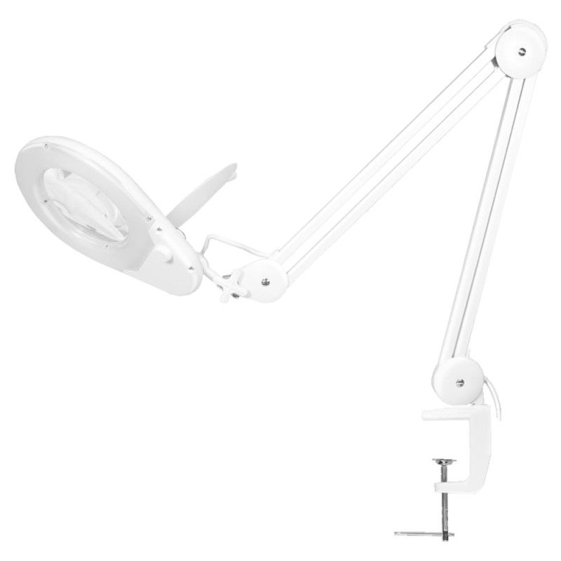 Lampada led logilink con lente d'ingrandimento a 5 diottrie attacco