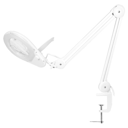 Lampada led logilink con lente d'ingrandimento a 5 diottrie attacco