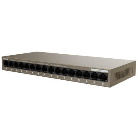 Switch tenda 16 porte gigabit ethernet 2000mbps [teg1016m]