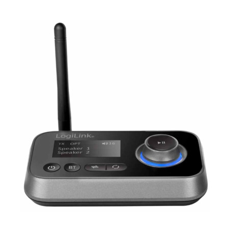 Trasmettitore e ricevitore audio logilink bluetooth v5.0 [bt0062]