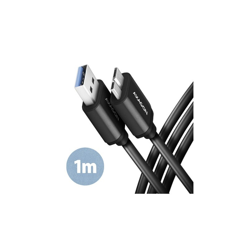 cavo usb axagon micro-usb tipo-b a tipo-a 3.2 gen 1 1m
