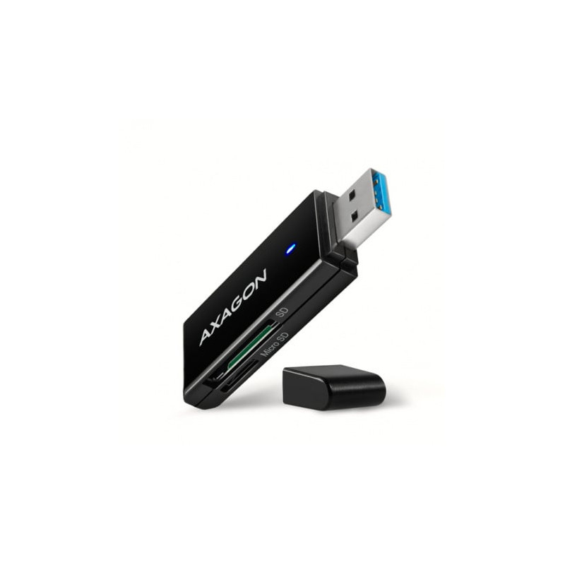 pen drive axagon usb-a 3.2 gen 1 sd microsd nero [cre-s2n]