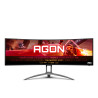 Monitor led 49" aoc ag493ucx2 quad hd 5120x1440p 4ms classe