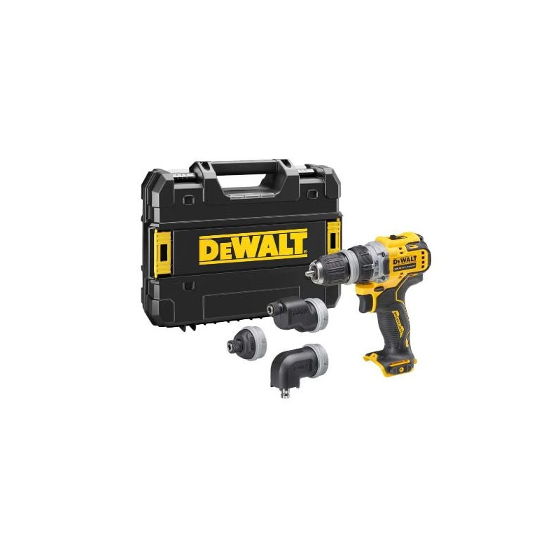 Trapano avviatore dewalt a batteria 12v giallo/nero [dcd703nt-xj]