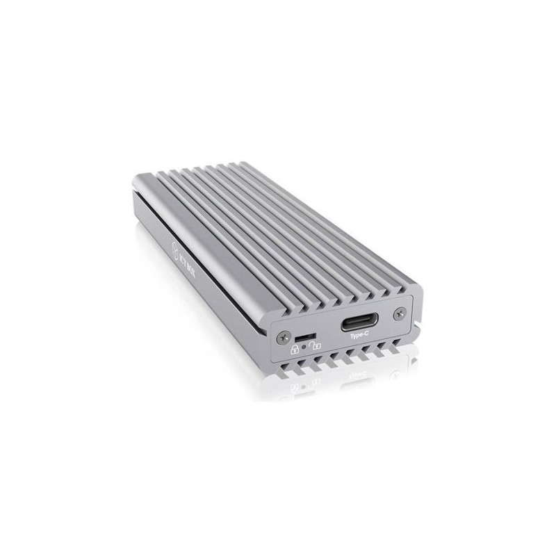 Box ssd icybox ib-1817ma-c31 m.2 pcie usb-c argento [60612]