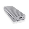 Box ssd icybox ib-1817ma-c31 m.2 pcie usb-c argento [60612]