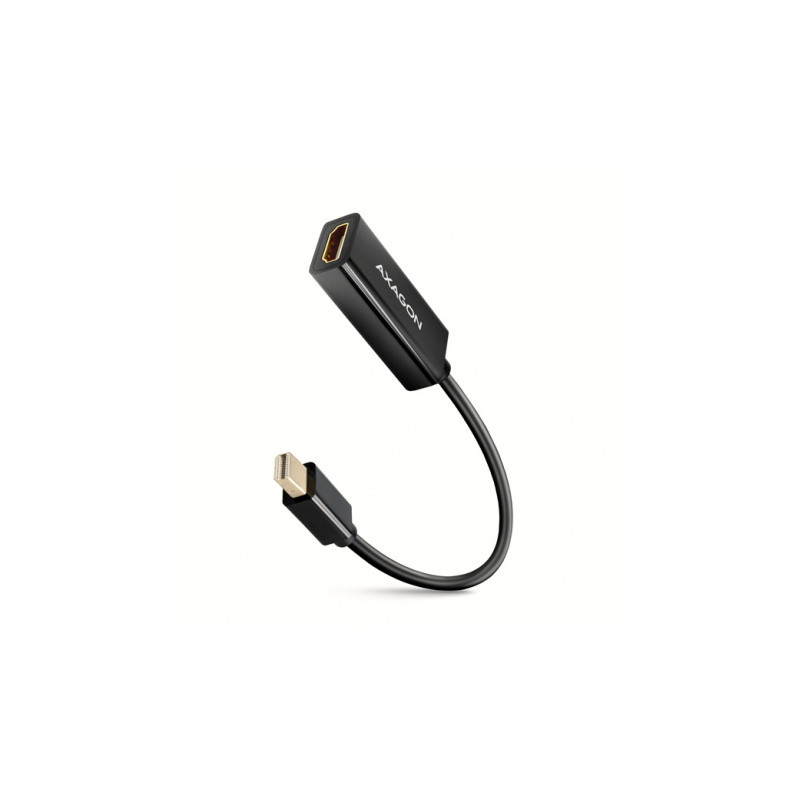 Cavo adattore axagon mini displayport a hdmi 4k/30 hz 15cm nero [rvdm-hi14n]