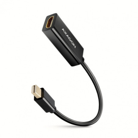 Cavo adattore axagon mini displayport a hdmi 4k/30 hz 15cm nero [rvdm-hi14n]