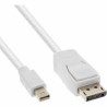 Cavo mini displayport inline a displayport m/m 2m bianco [17132]