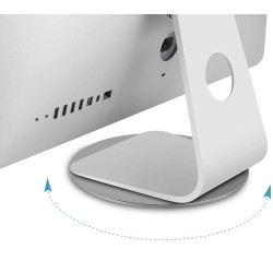 Base girevole per monitor logilink antiscivolo in alluminio