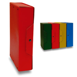 Scatola progetto brefiocart 5 pz. con bottone dorso 10 rosso [020e7615r]