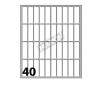 Confezione etichette adesive markin 34 x 10mm 40pz [x10025a]