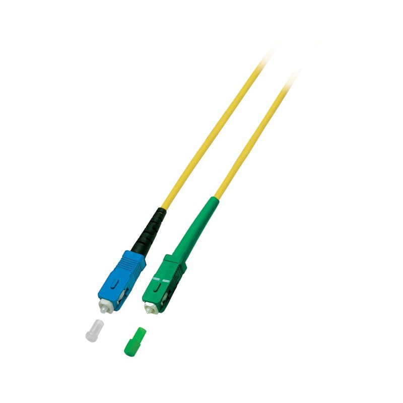 Cavo fibra ottica monomodale os2 sc-apc/sc-upc 9/125 7m