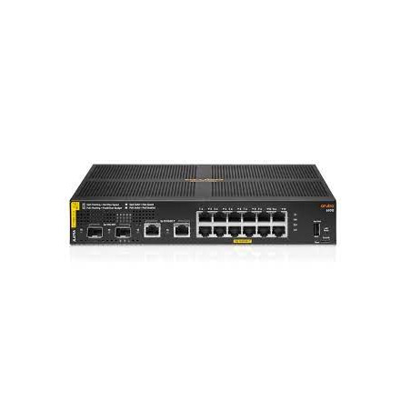 Switch hp aruba 6000 12g classe4 poe 2g/2sfp 12 porte 139w nero [r8n89a]