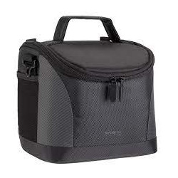Borsa fotocamera riva case nero/grigio [7228ne/gr-rc]