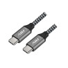Cavo usb-c adj 3.2 tipo-c 60w 1.5m 20v/3a