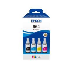 Cartuccia epson c13t66464a nero/ciano/magenta/giallo