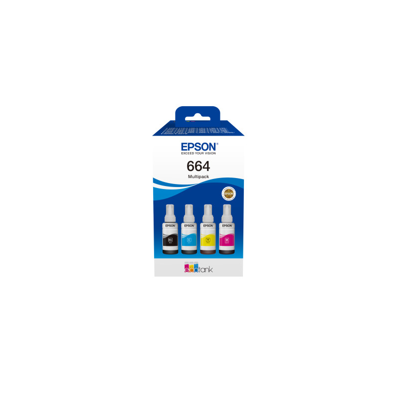 Cartuccia epson c13t66464a nero/ciano/magenta/giallo