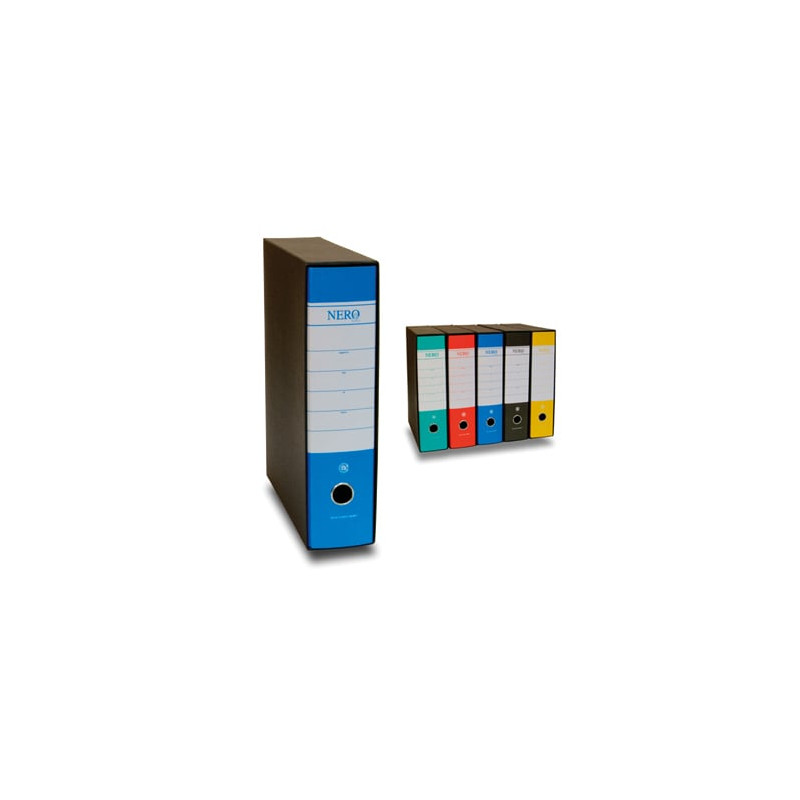 Registratore a leva brefiocart 12 pz. commerciale 8cm blu [0201156b]